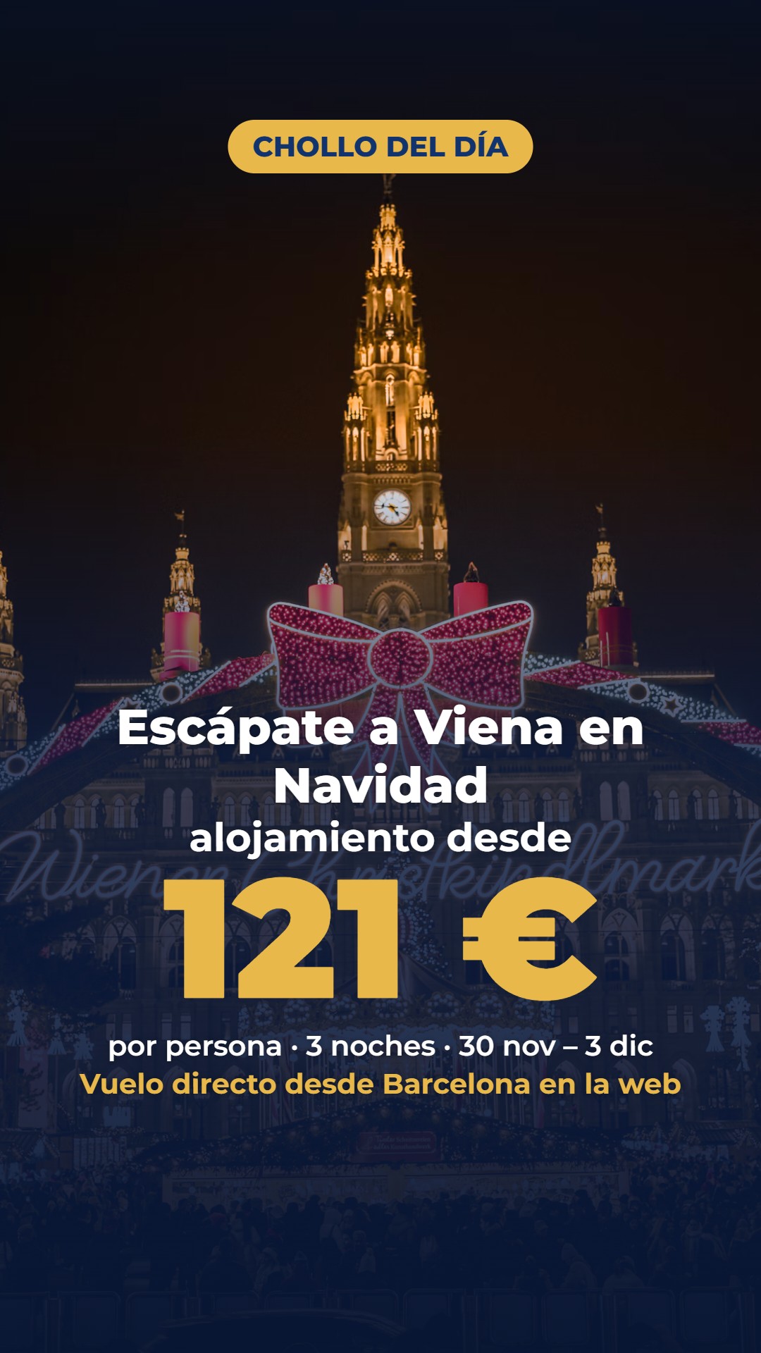 Chollo Viena – ≈ 259 € por persona