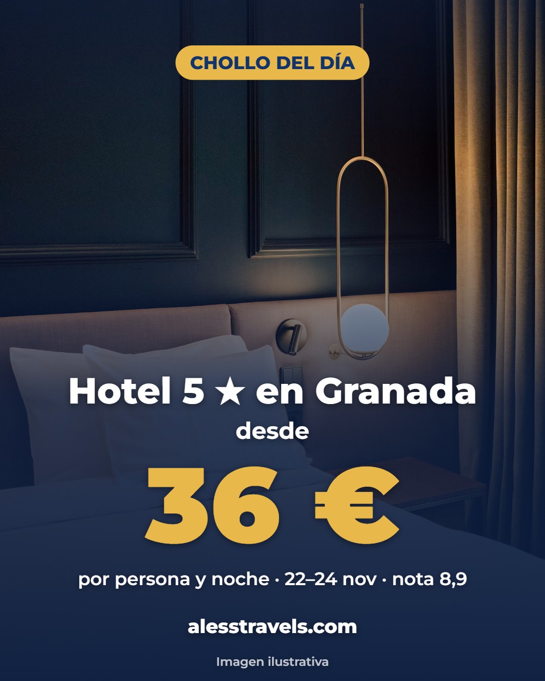 Chollo Granada – desde 36 € por persona y noche